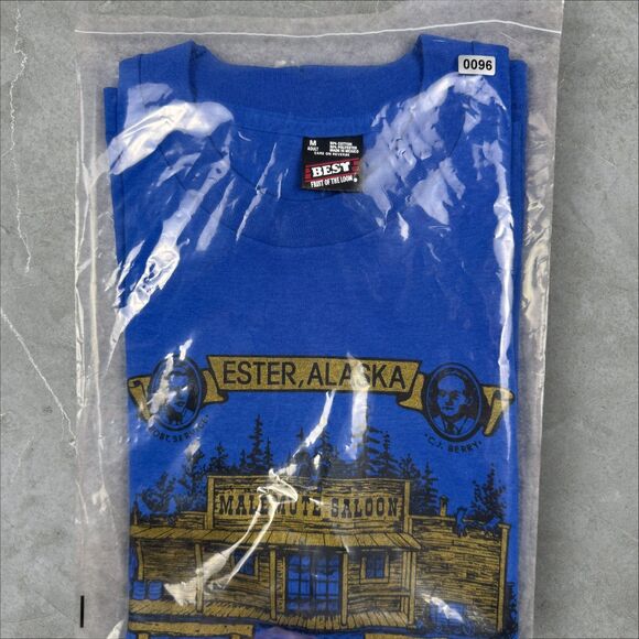 Vintage 90s Malemute Saloon in Ester, Alaska Destination Single Stitch - Medium - Picture 6 of 6